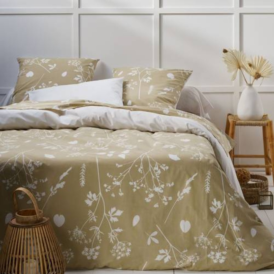 Camif Parure De Lit Percale Bio Helen Beige , Camif Edition Best