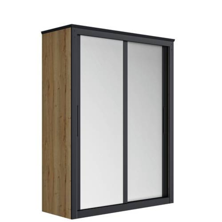 Camif Armoire Martin 2 Portes Miroirs New