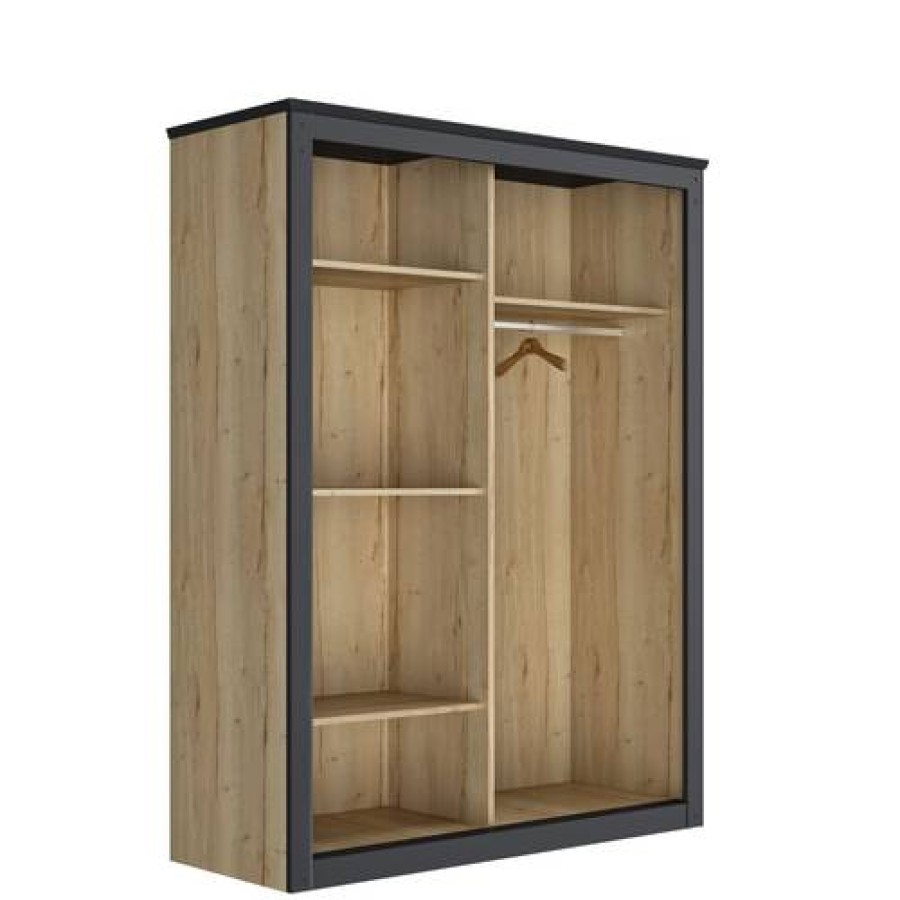 Camif Armoire Martin 2 Portes Miroirs New