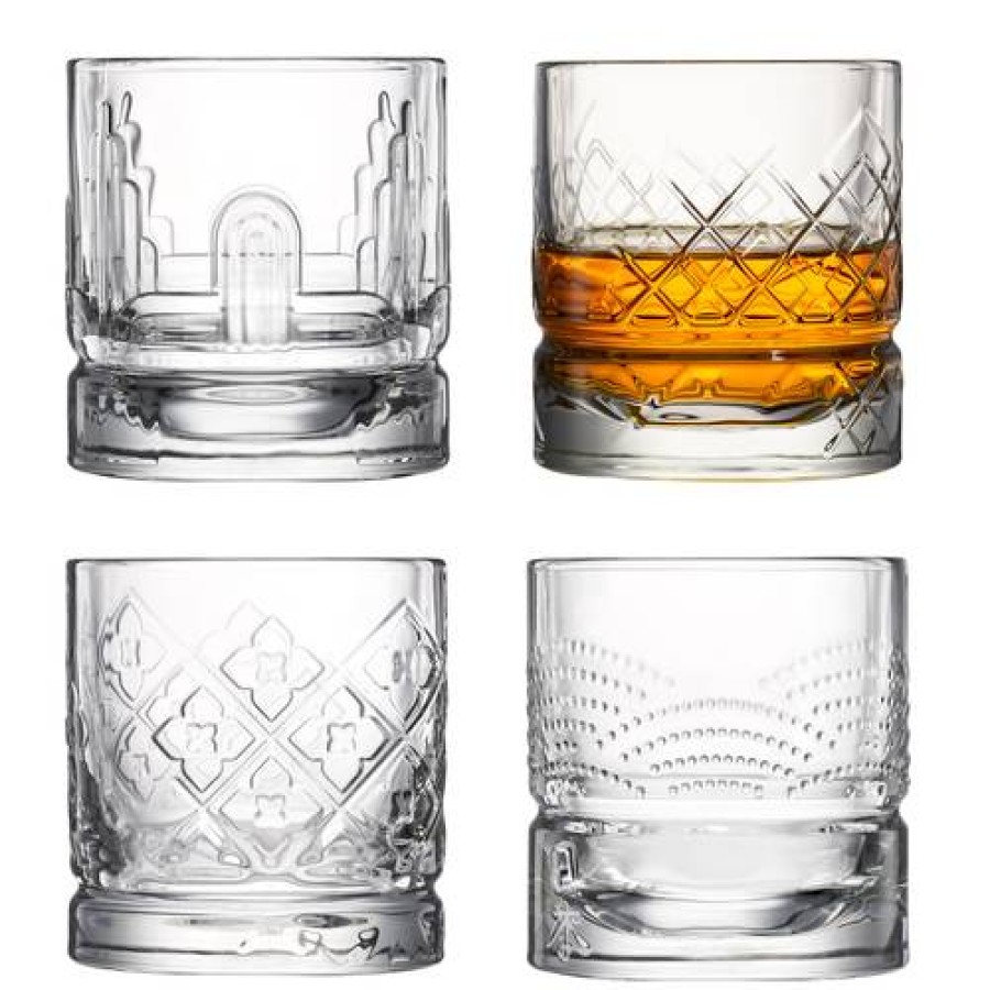 Camif Set De 4 Gobelets Whisky Dandy La Rochere Hot