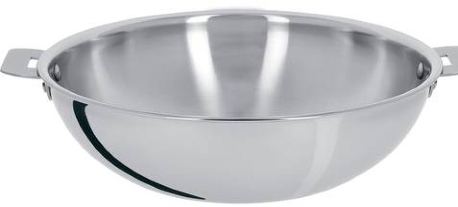 Camif Wok Inox 28 Cm Casteline Amovible Cristel Clearance