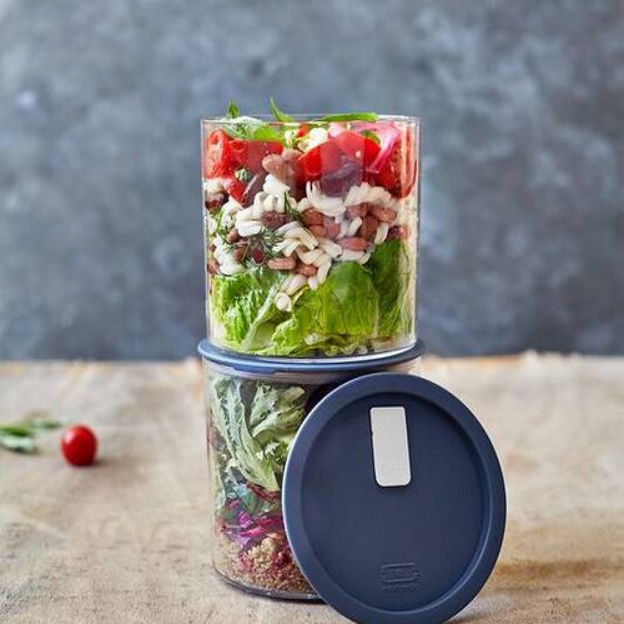 Camif Boite A Salade Monbento Jar Bleu Naturel Wholesale