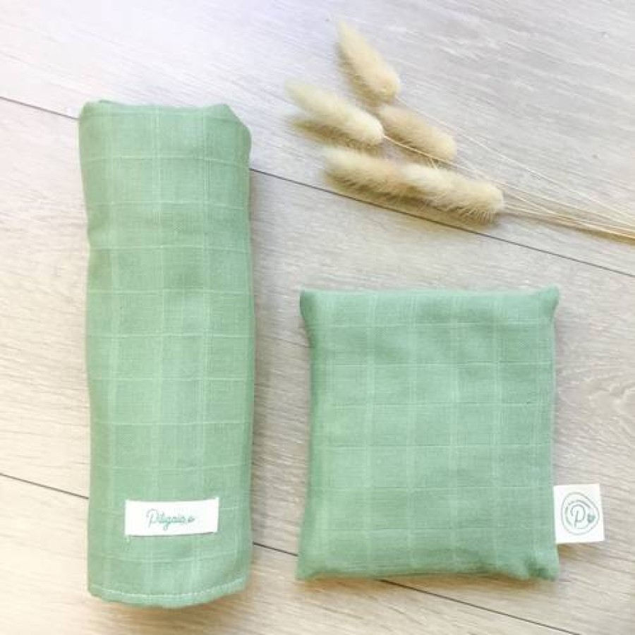 Camif Lot Bouillotte + Lange Coton Bio Pitigaia, Vert Online