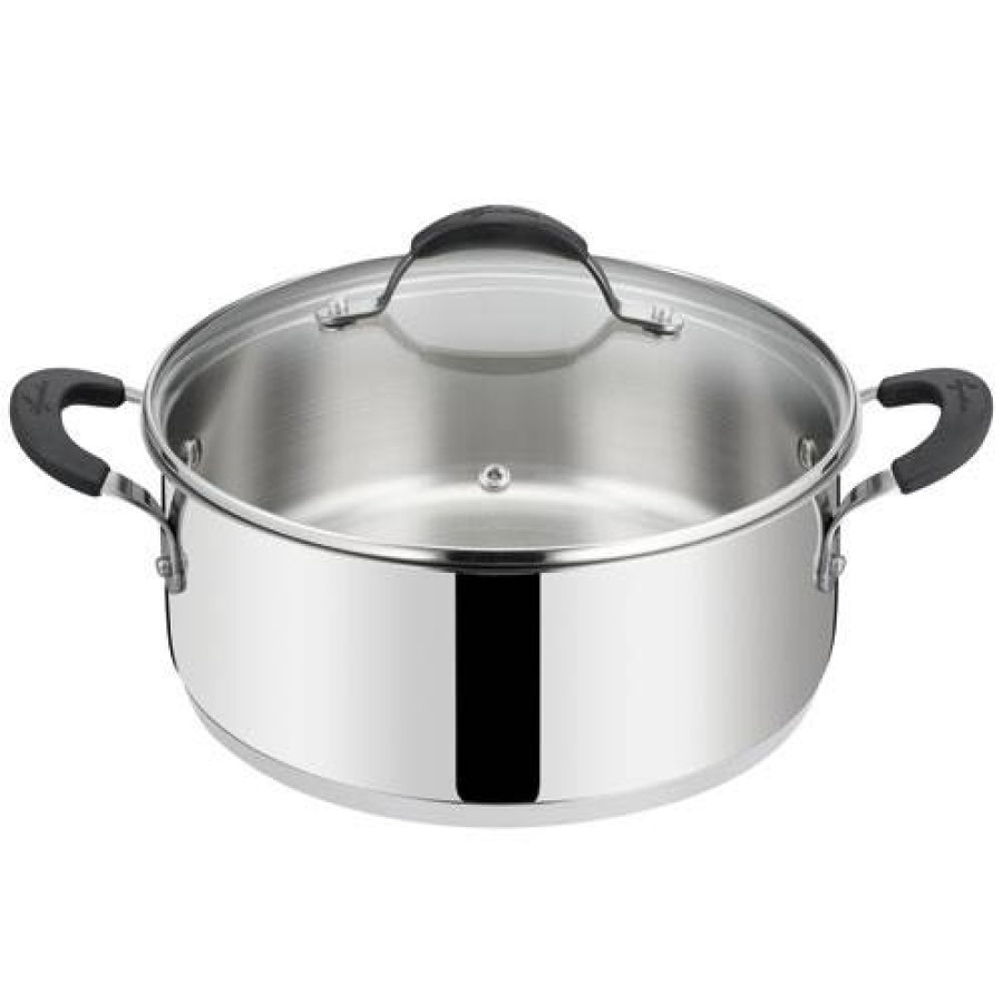 Camif Sauteuse 2 Anses Avec Couvercle 26 Cm Tempra Inox Lagostina Online