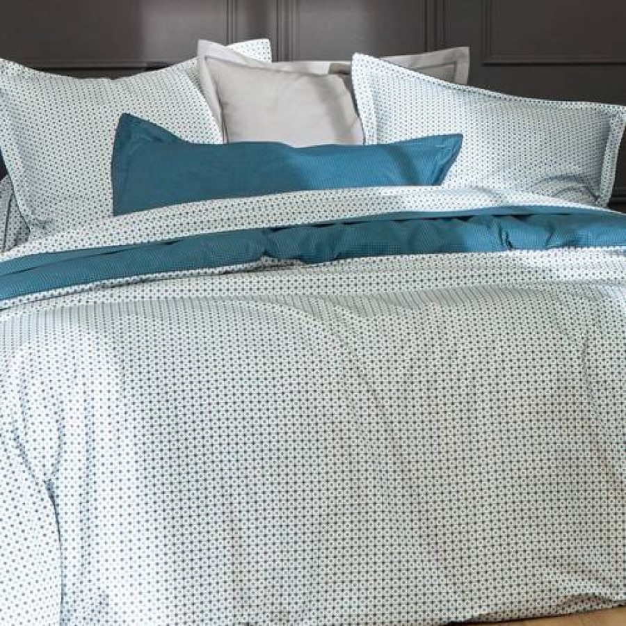 Camif Taie Percale Vice Versa Blanc Des Vosges New