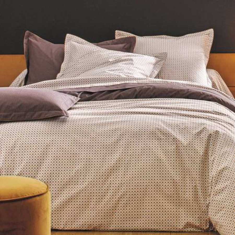 Camif Drap Housse Percale Vice Versa Blanc Des Vosges Clearance