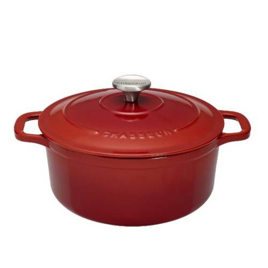 Camif Cocotte En Fonte Ronde Chasseur 16 Cm Rubis Best