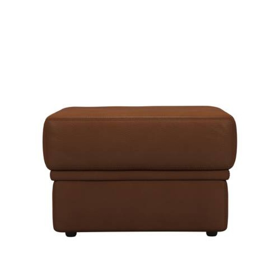 Camif Pouf Cuir Pleine Fleur 2,6Mm Melbourne Online