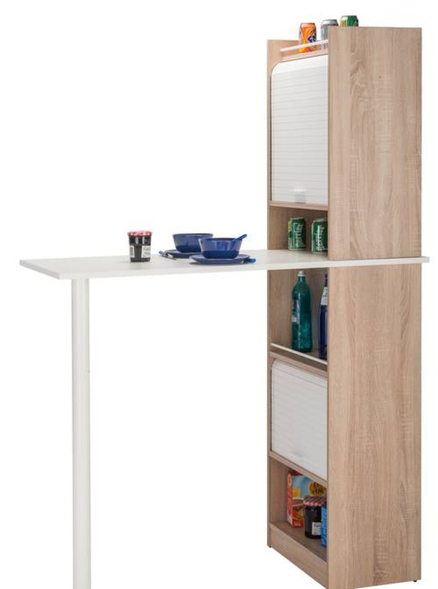 Camif Table Ilot Avec 2 Rangements Susan Online