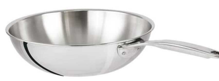 Camif Wok Inox Castel Pro Sans Couvercle Cristel New