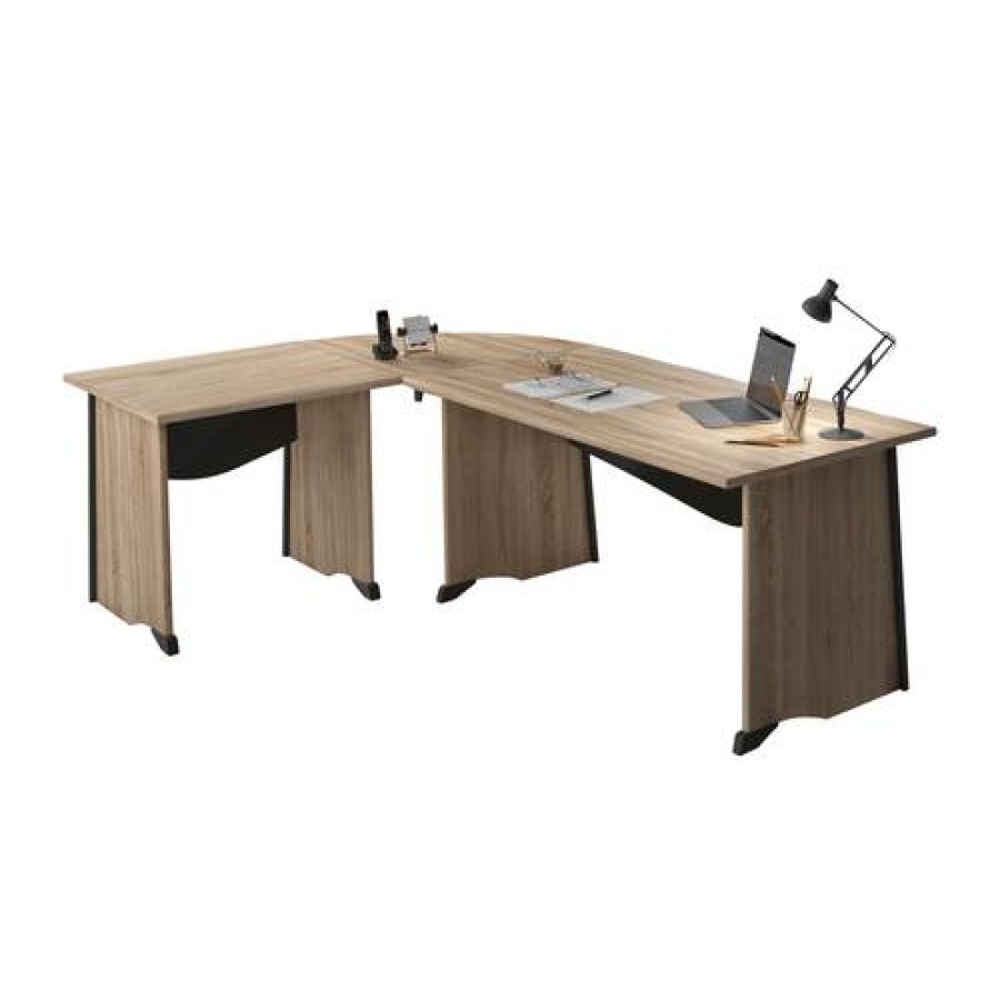 Camif Bureau Complet Gregory Retour 80 Cm Hot