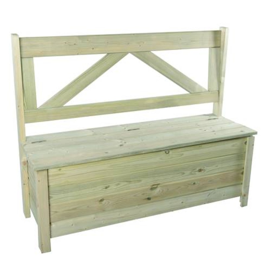 Camif Banc Coffre En Bois Elmo Ekju Clearance