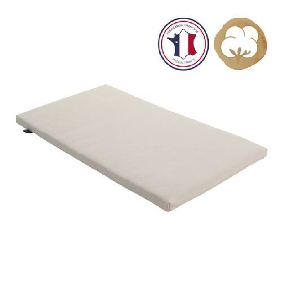 Camif Matelas Bebe De Voyage Organic Coton Candide, 4 Cm Online