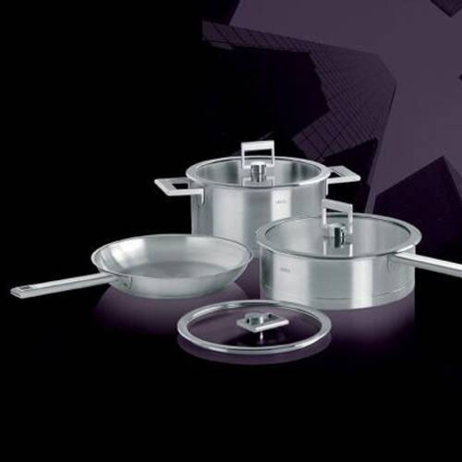 Camif Serie De 3 Casseroles Cristel Strate Fixe Online