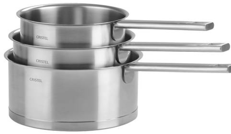 Camif Serie De 3 Casseroles Cristel Strate Fixe Online