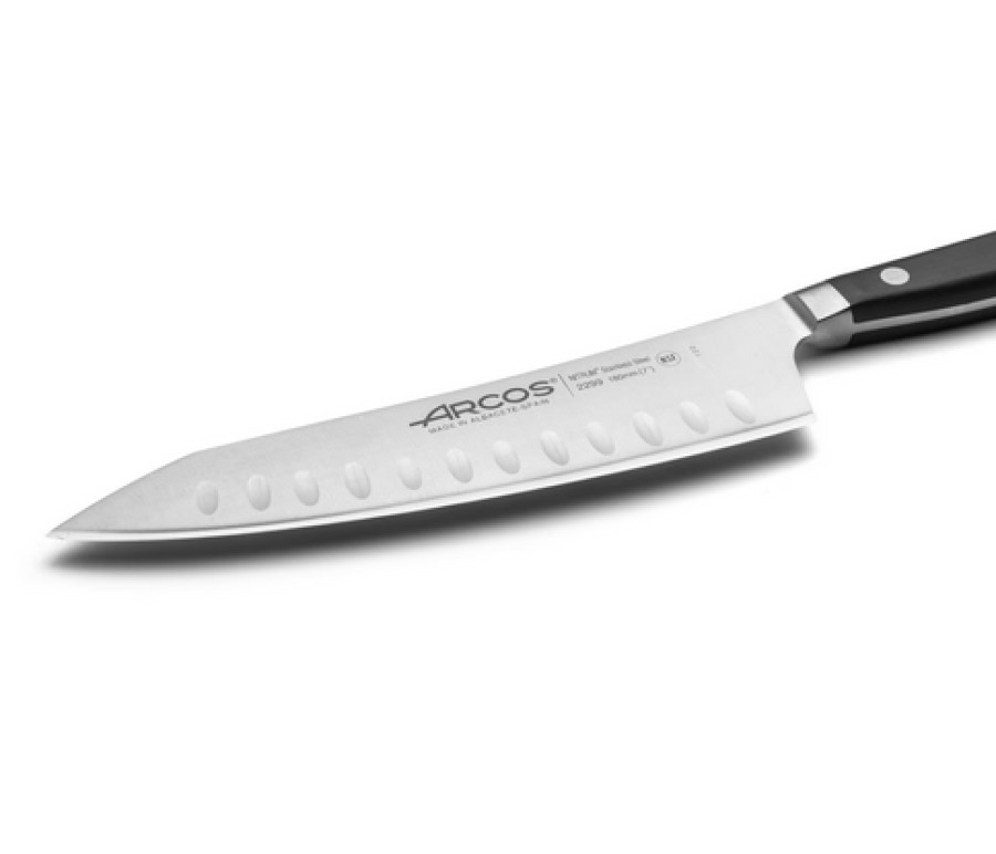 Camif Couteau Rocking Santoku Alveole 18 Cm Opera Arcos Clearance