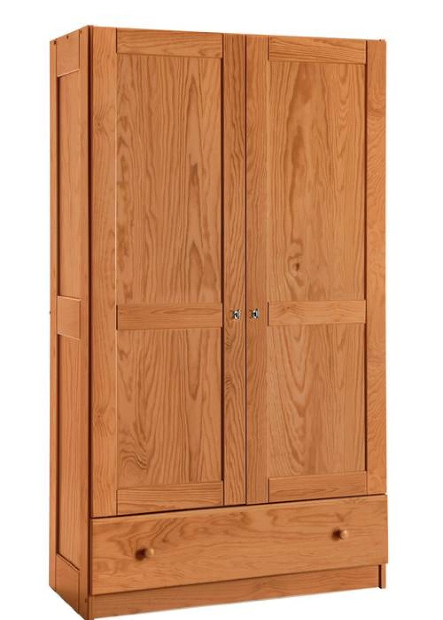 Camif Armoire Pin Massif 2 Portes 1 Tiroir Iris Esat Le Hameau Hot