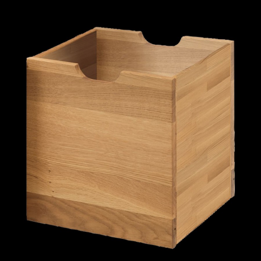 Camif Cube De Rangement En Chene Massif Cyriel Wholesale