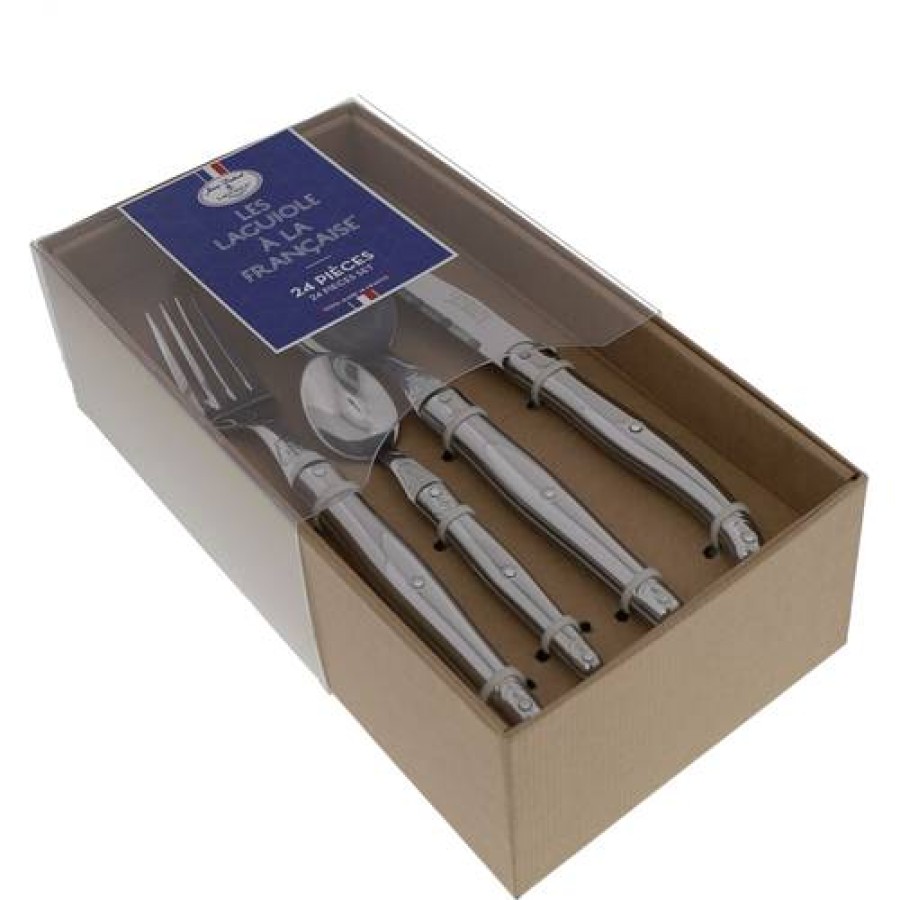 Camif Menagere 24 Pieces Laguiole Inox Jean Dubost New