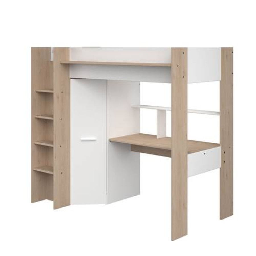 Camif Lit Mezzanine Pacome Blanc/Bois Online