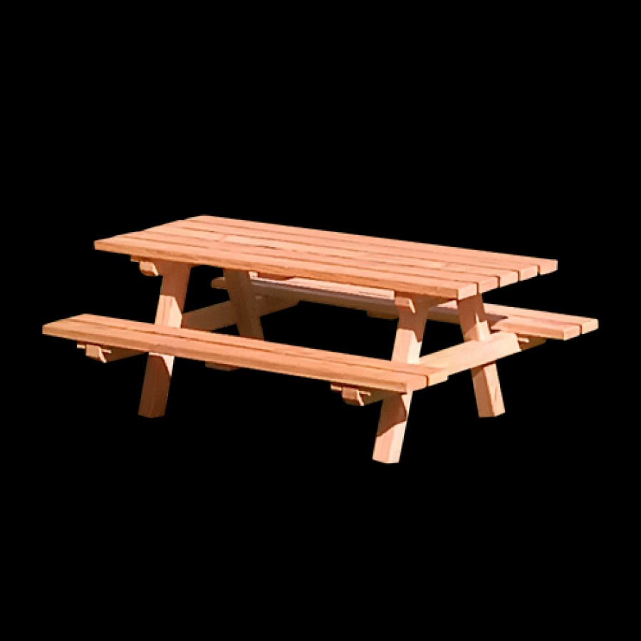 Camif Table De Pique-Nique Rectangulaire Avec Bancs 200 X 150 Cm En Bois C.I.H.B. Online