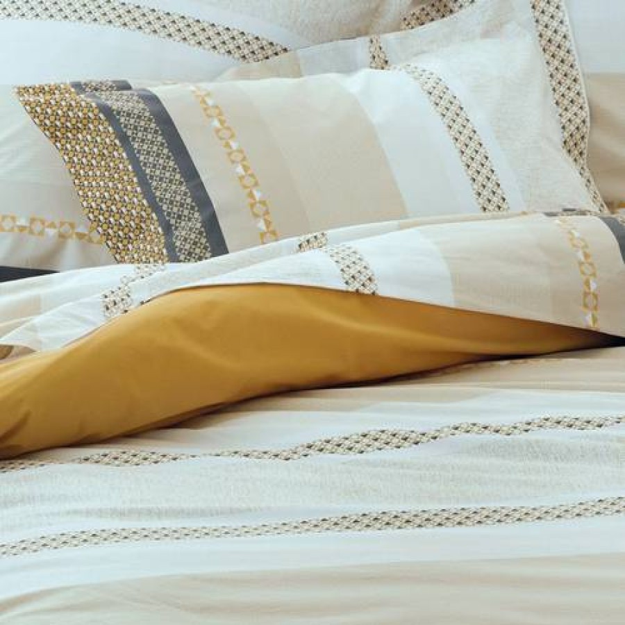 Camif Drap Housse Percale Marlow Miel Tradilinge, Beige Best