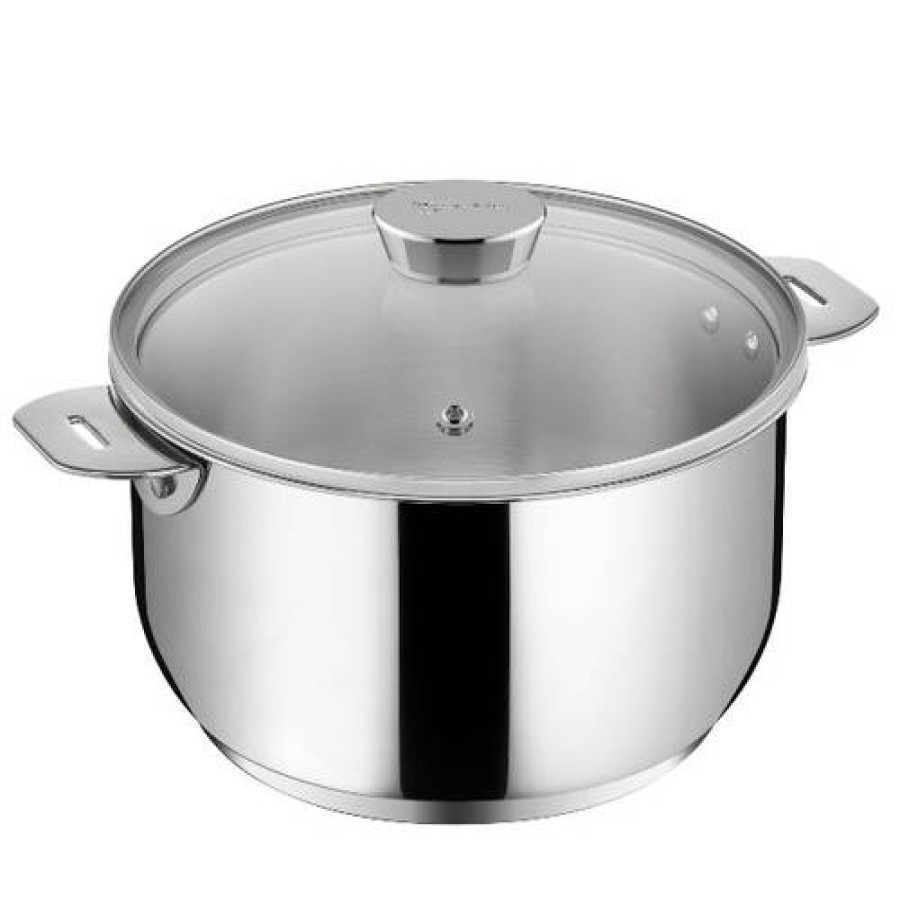 Camif Casserole 20 Cm Inox + Couvercle Salvaspazio+ Lagostina Wholesale