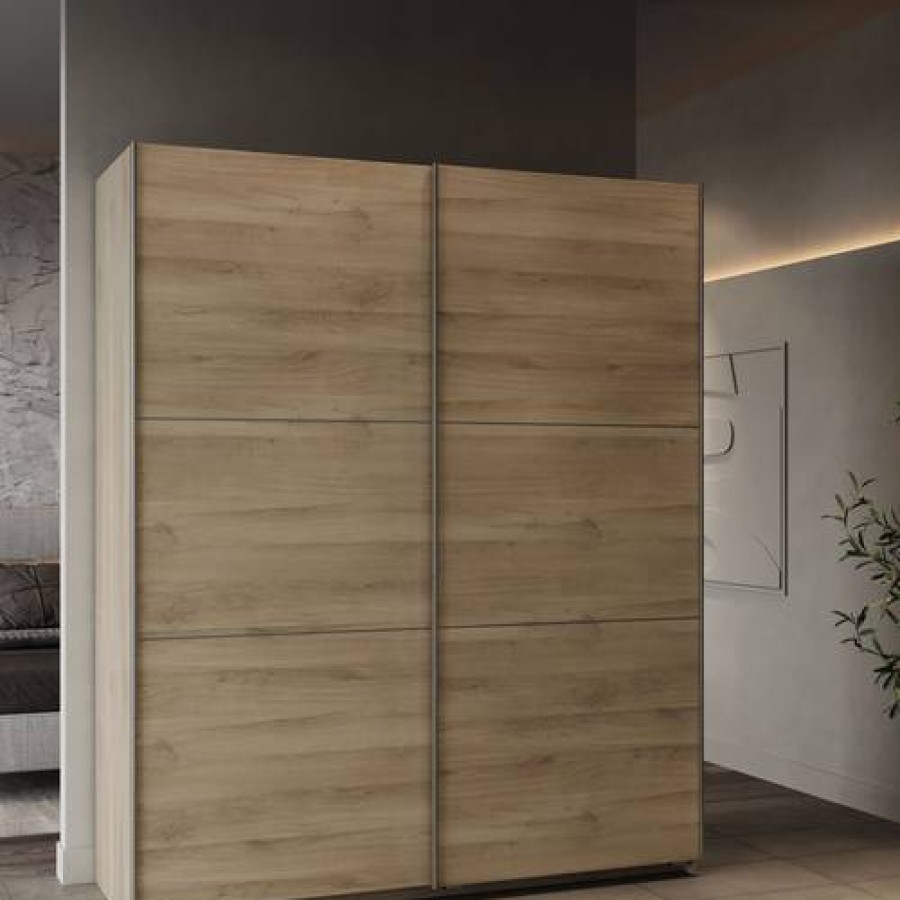 Camif Armoire Decor Bois 2 Portes Coulissantes Celeste Wholesale