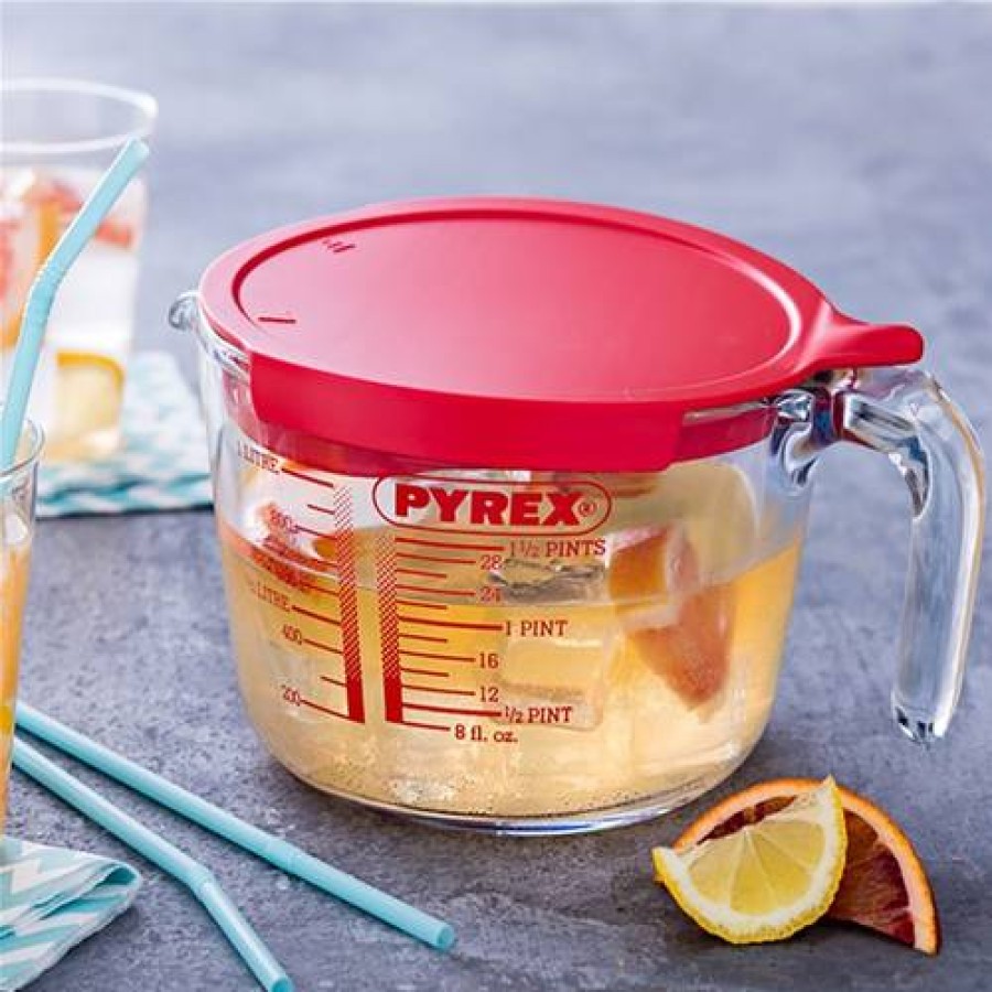 Camif Broc Mesureur 1 L Avec Couvercle Cook & Enjoy Pyrex Clearance