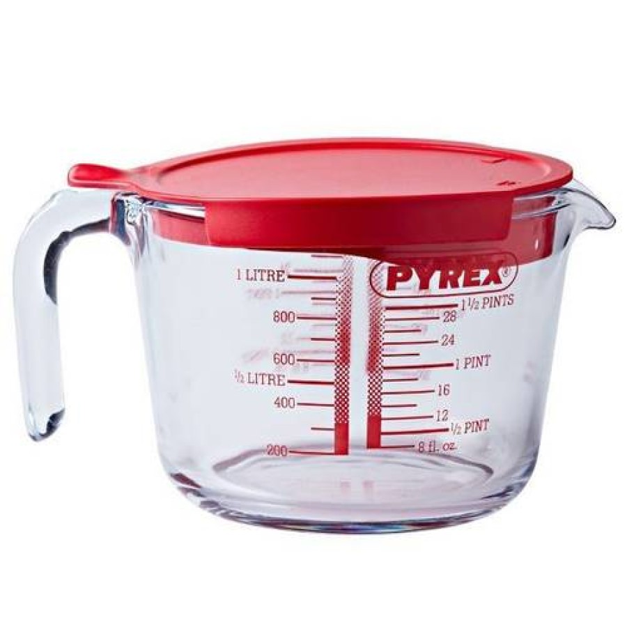 Camif Broc Mesureur 1 L Avec Couvercle Cook & Enjoy Pyrex Clearance