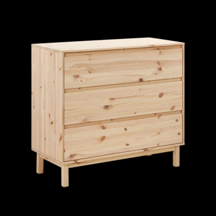 Camif Commode Pin Massif 3 Tiroirs Elie Camif Clearance