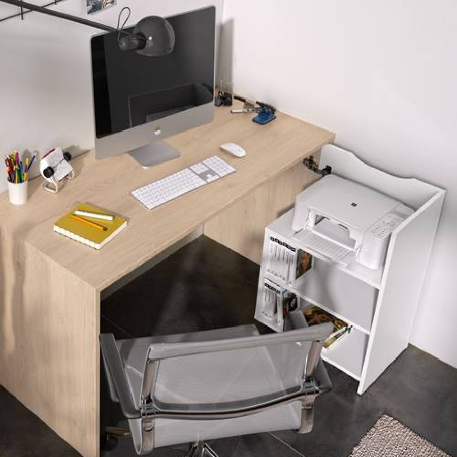 Camif Bureau Avec Caisson De Rangement Ely Hot