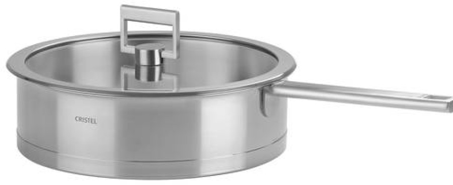 Camif Sauteuse + Couvercle Cristel Strate Fixe - 24 Cm Clearance