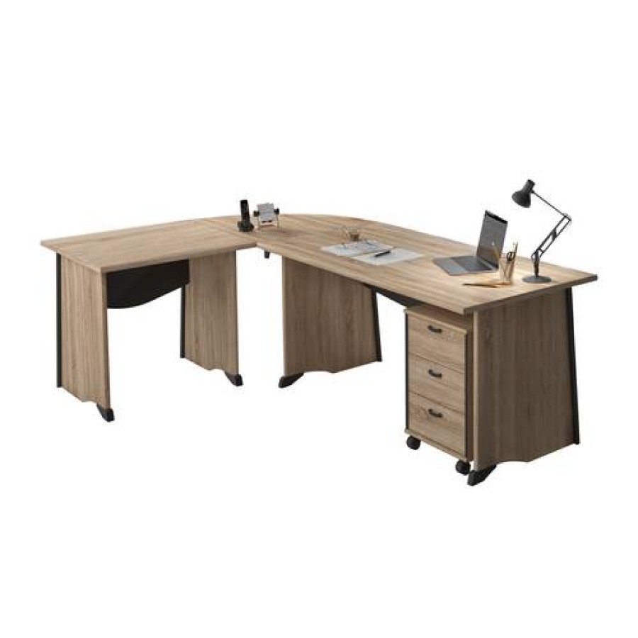 Camif Bureau Complet + Caisson Gregory New