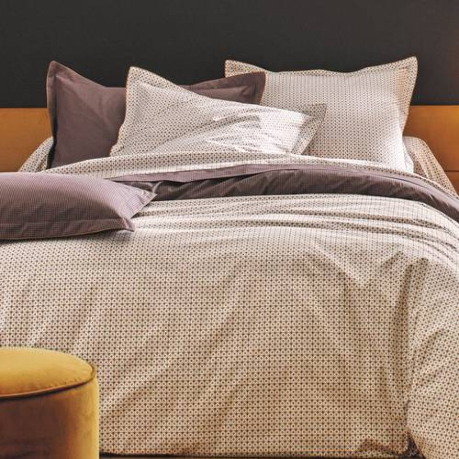 Camif Taie Percale Vice Versa Blanc Des Vosges Clearance