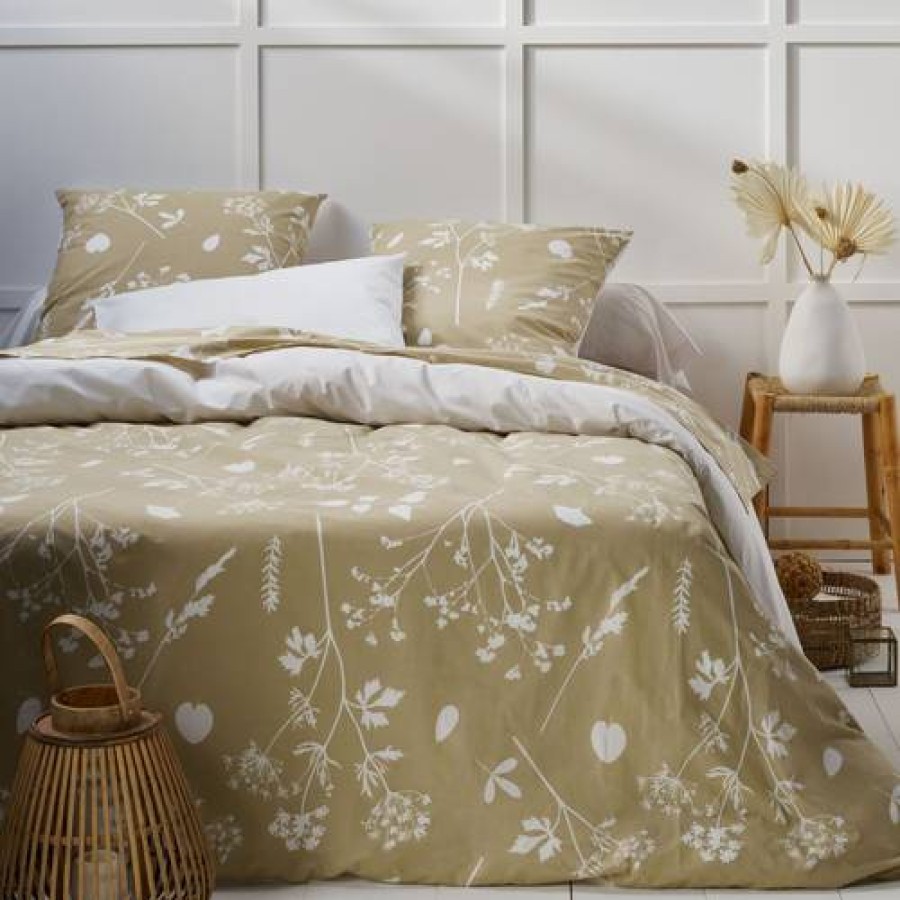 Camif Taie D'Oreiller Percale Bio Helen, Beige Camif Edition Online