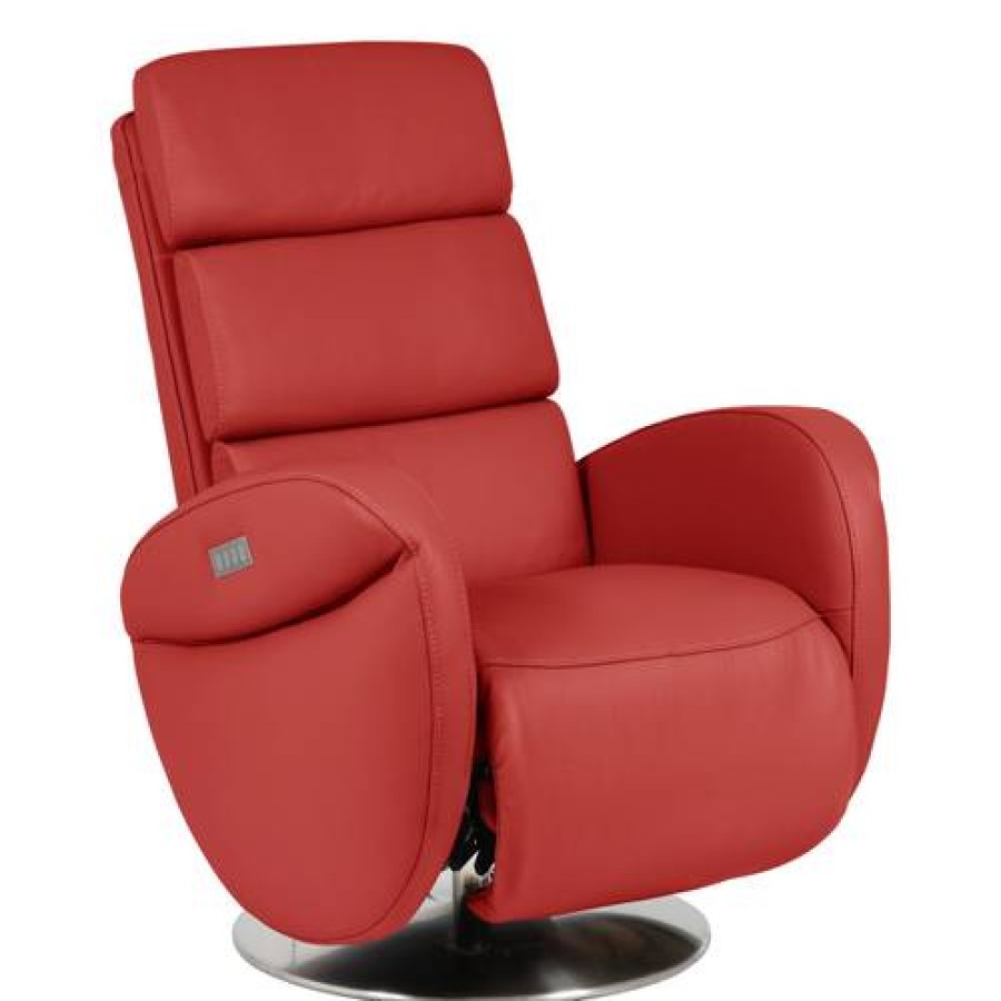 Camif Fauteuil Relax Pivotant Cuir Barizey Clearance