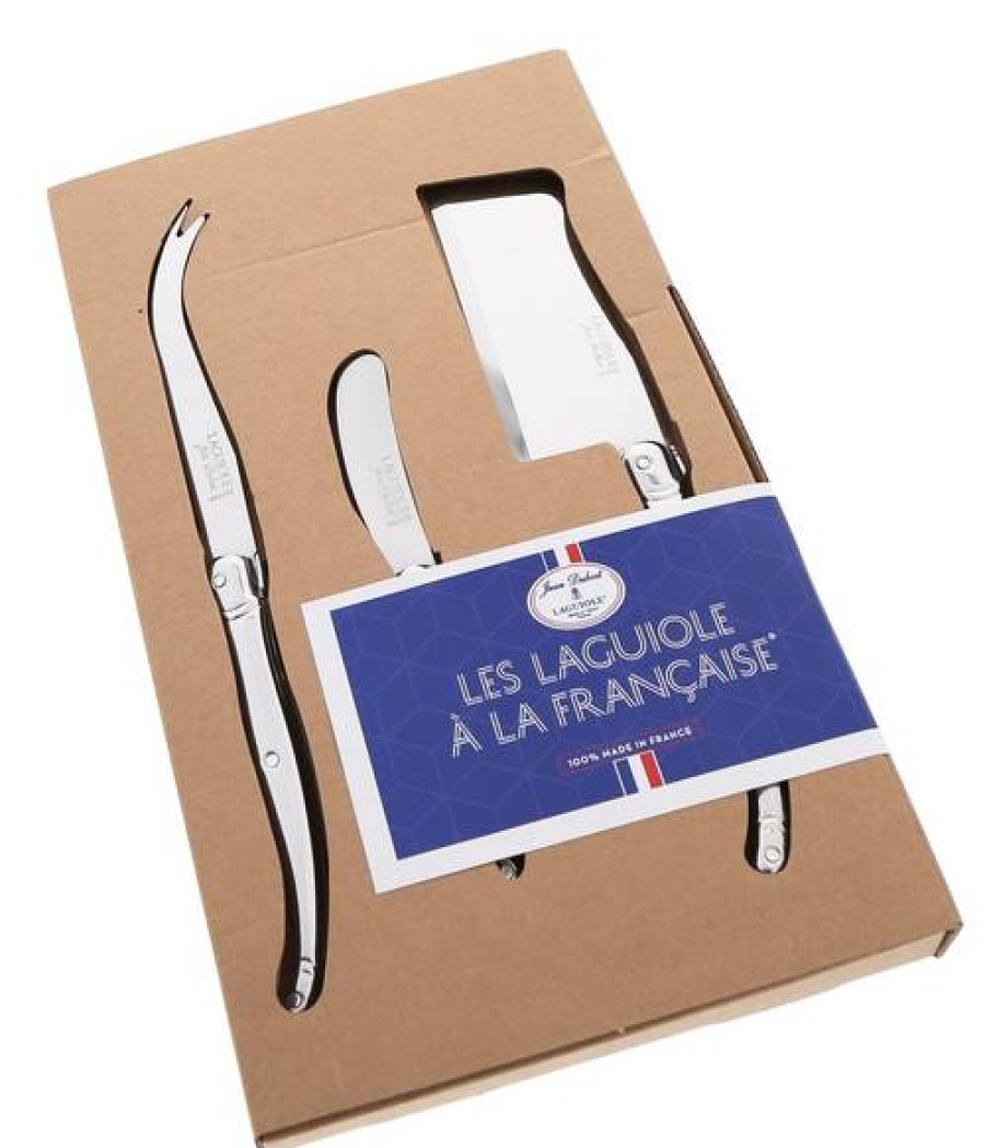 Camif Coffret De 3 Couteaux A Fromages Laguiole Inox Jean Dubost Best